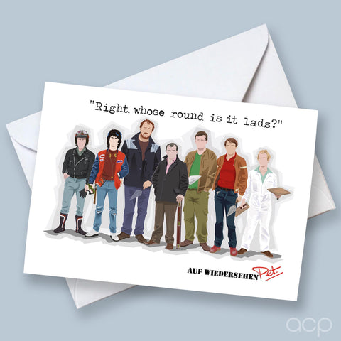 Auf Wiedersehen Pet Birthday Card