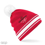 Stadium Logo Bobble Beanie - Red